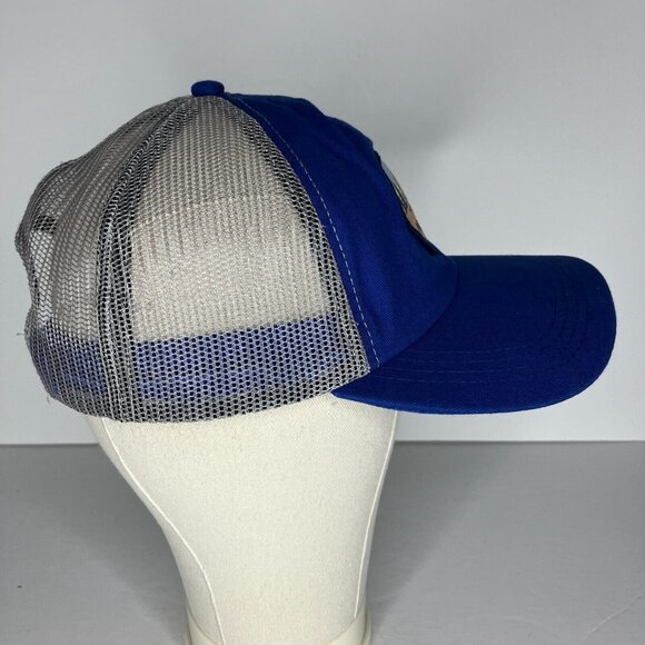 Marmot Blue Adjustable Snapback Mesh Hat - Picture 2 of 7